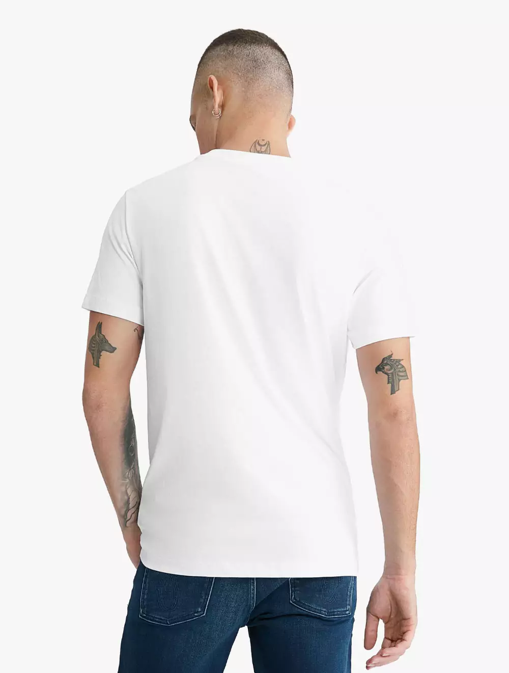 CALVIN KLEIN JEANS - MONOLOGO ORGANIC COTTON TEE - White - white