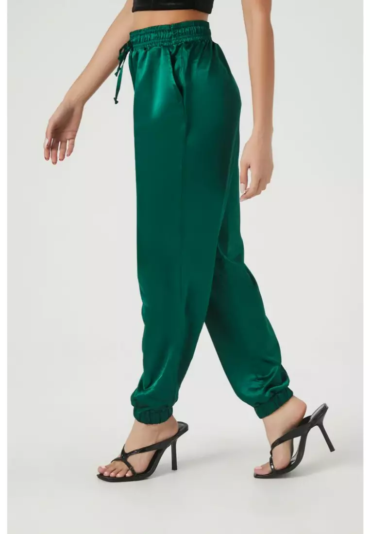 Buy FOREVER 21 Satin Drawstring Joggers 2024 Online ZALORA