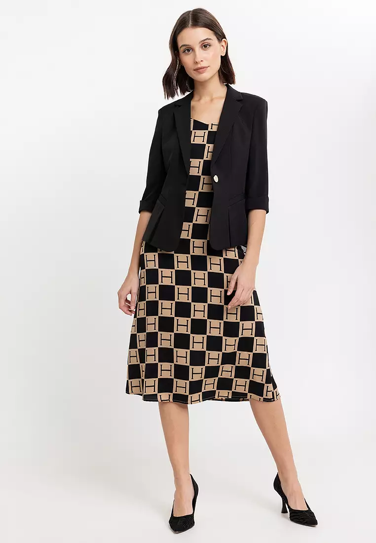 Stretch Fabric Super Slim Blazer