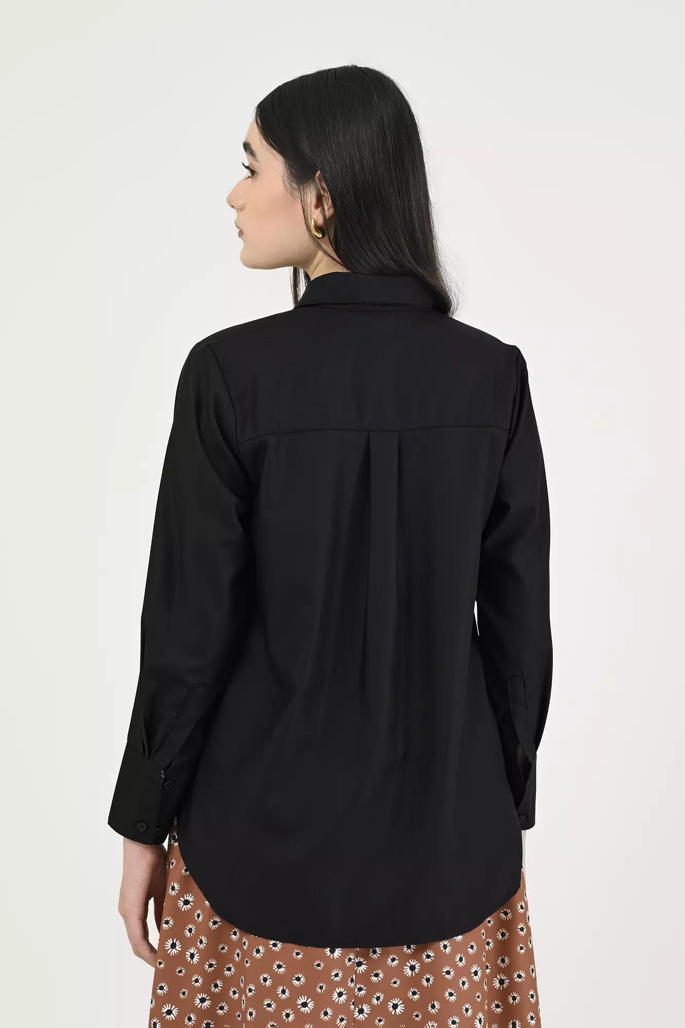 Geulis.id PORIKA SHIRT - Black