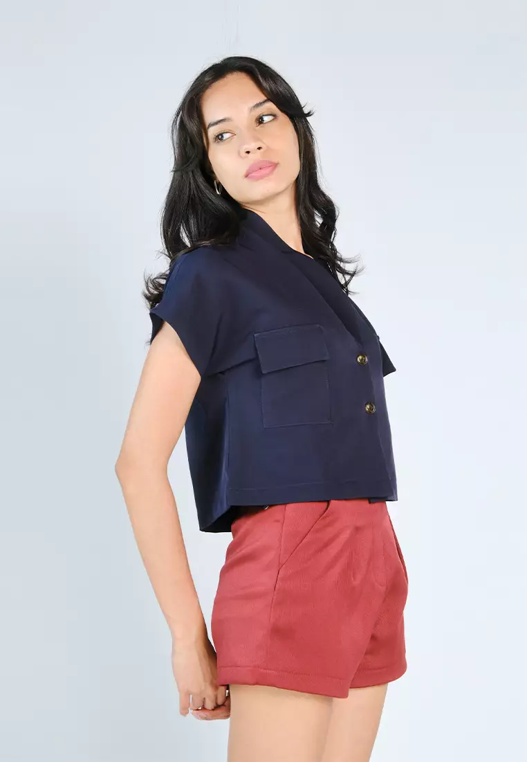 Nobleza Grayson Short Sleeve Top