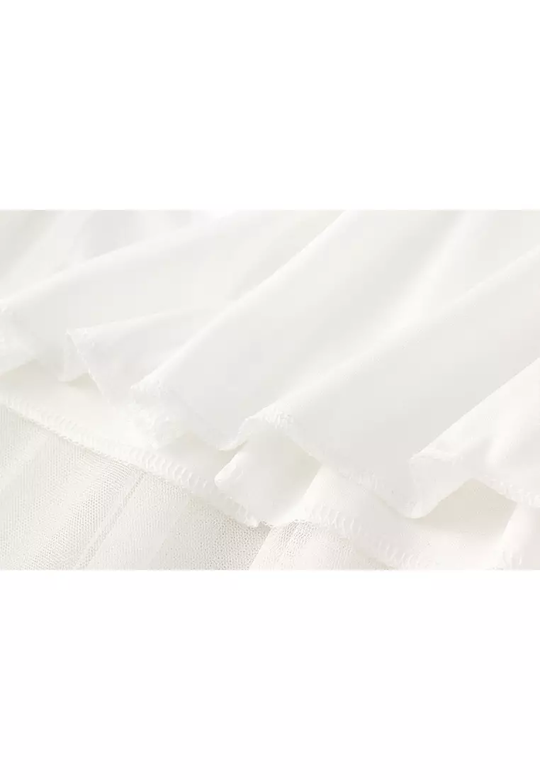 High Waist Slim Mesh Maxi Skirt AF8859