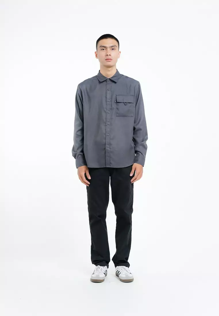 Greenlight Voyager Men's Basic Shirt Long Sleeve Regular Fit Kemlup HP-C041225