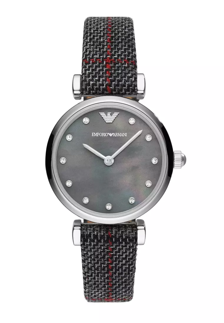 White armani watch hot sale