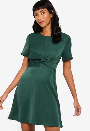 Jual Zalora Basics Twist Tie A Line Dress Original Zalora Indonesia