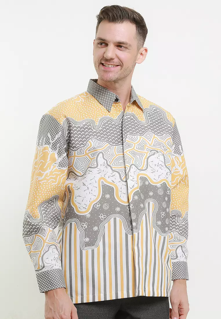 BATIK TALENTA EXCLUSIVE Lengan PANJANG YELLOW PUPUS