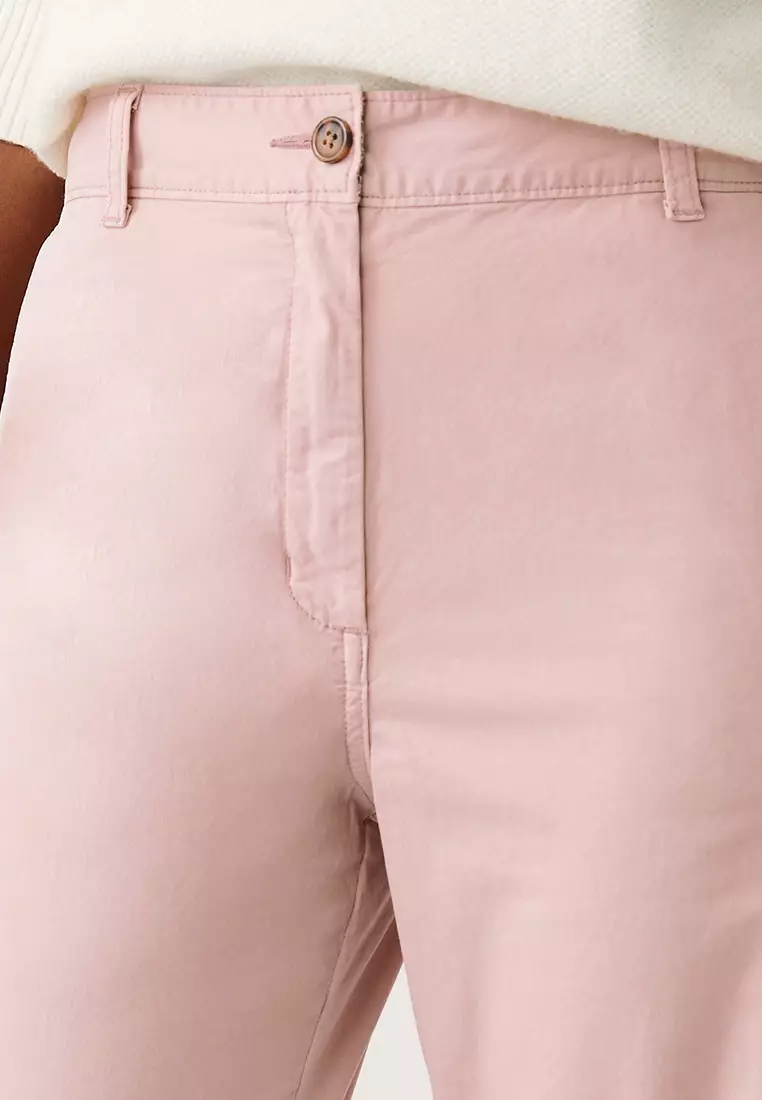 Cotton Rich Tea Dyed Slim Fit Chinos