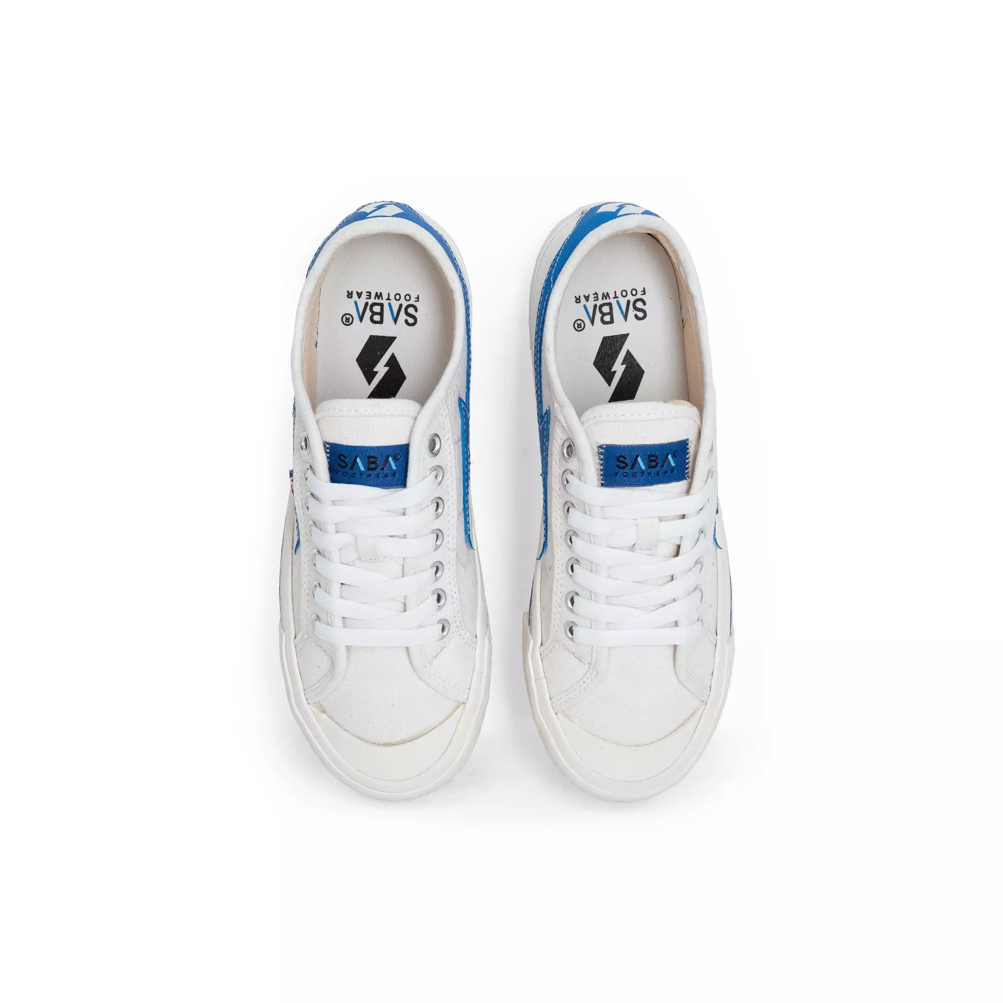 SABA Titan Off White Blue - Sepatu Sneakers Casual Pria Wanita