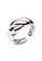 Millenne silver MILLENNE Millennia 2000 Croissant White Gold Ring with 925 Sterling Silver 1FDBAACFB38160GS_1