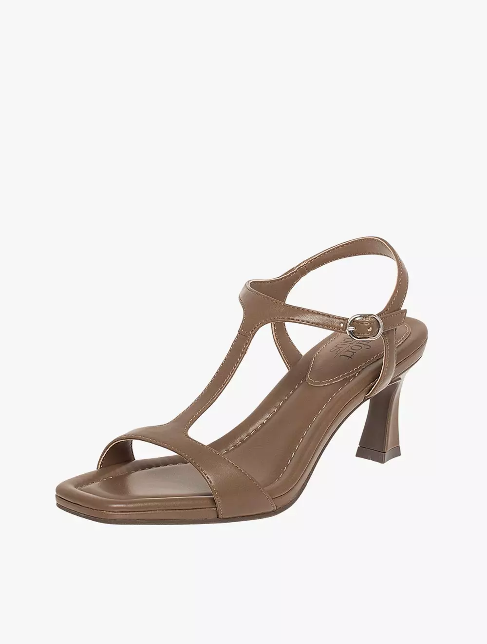 Payless Comfort Plus by Predictions Womens T-Strap Heels Medium Brown_04