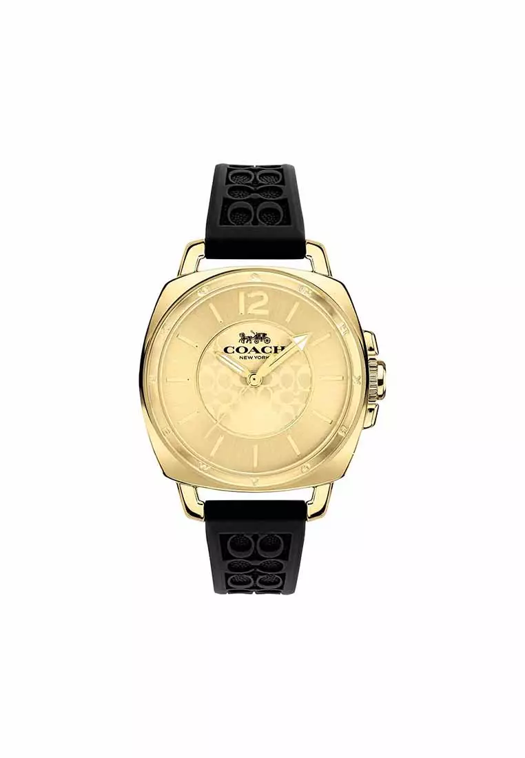Buy Coach Coach Boyfriend Women's Watch Black Silicone Strap