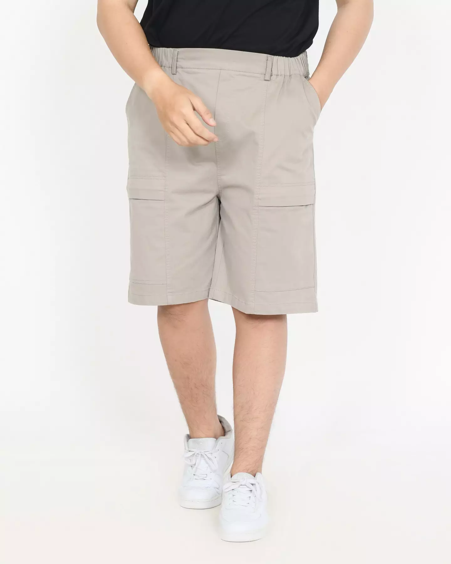 Gio Man Plain Shorts With Pockets