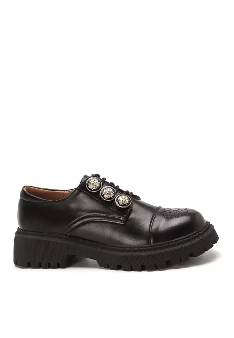 Chunky on sale buckle shoes