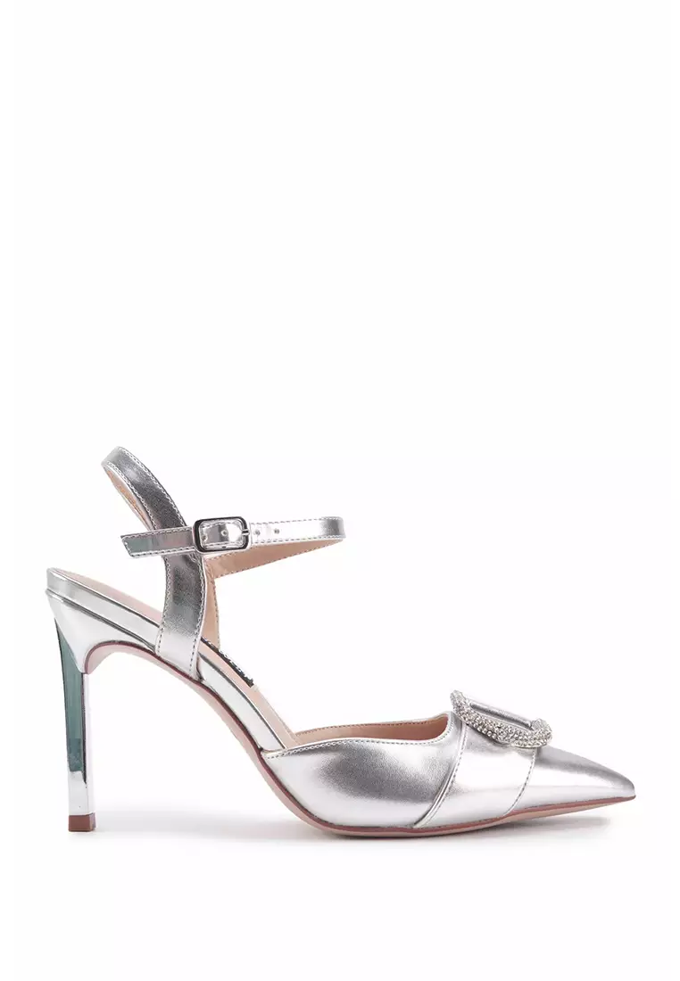 Discount on Nine West  shoes - SKU: Maever Heels Silver