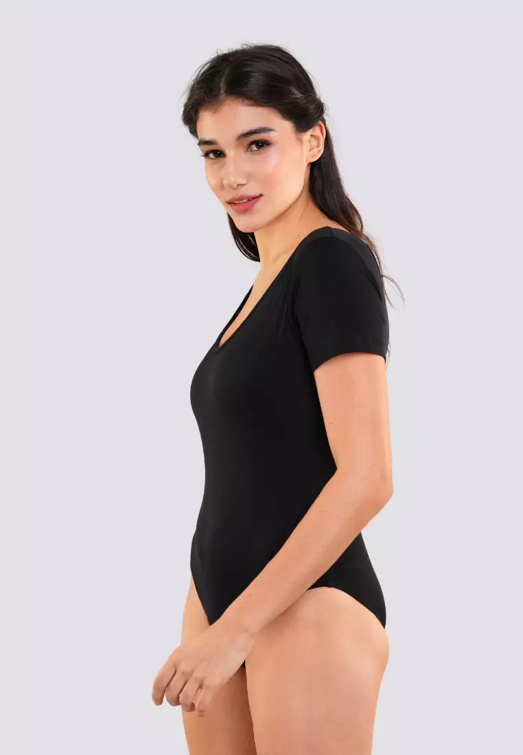 All Day Fitness Short Sleeved Bodysuit