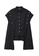 Twenty Eight Shoes black VANSA Loose Irregular Short-sleeved Shirt  VCW-Bs5097 12064AAA445228GS_6