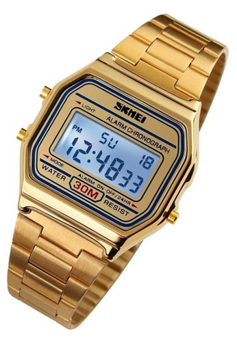 Jual Skmei Jam Tangan Kasual Digital Pria Waterproof Strap Tali Material Stainless Dg1123 Original Original Zalora Indonesia