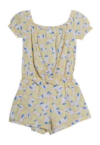 GAP white Bow Tie Romper CD5A5KAC85DBF2GS_1