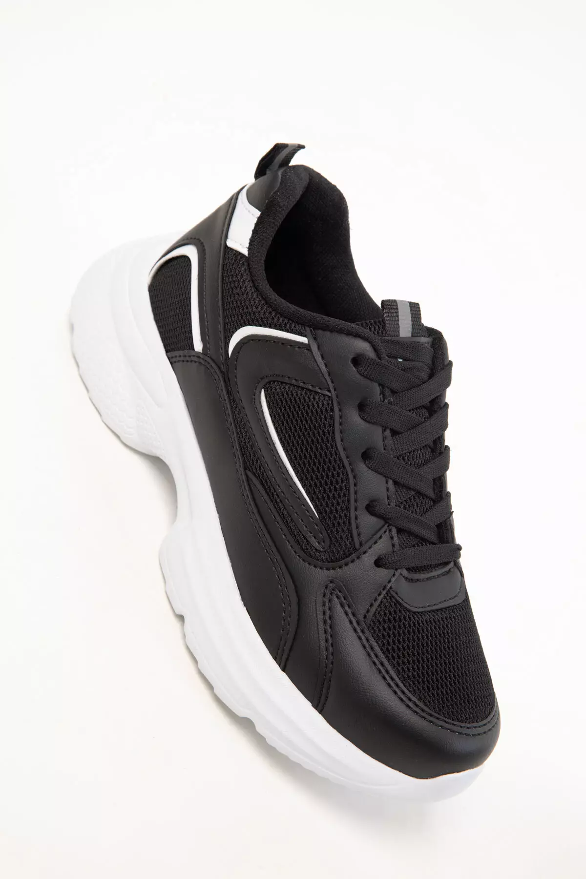 Black-White Women's Sneaker 20413