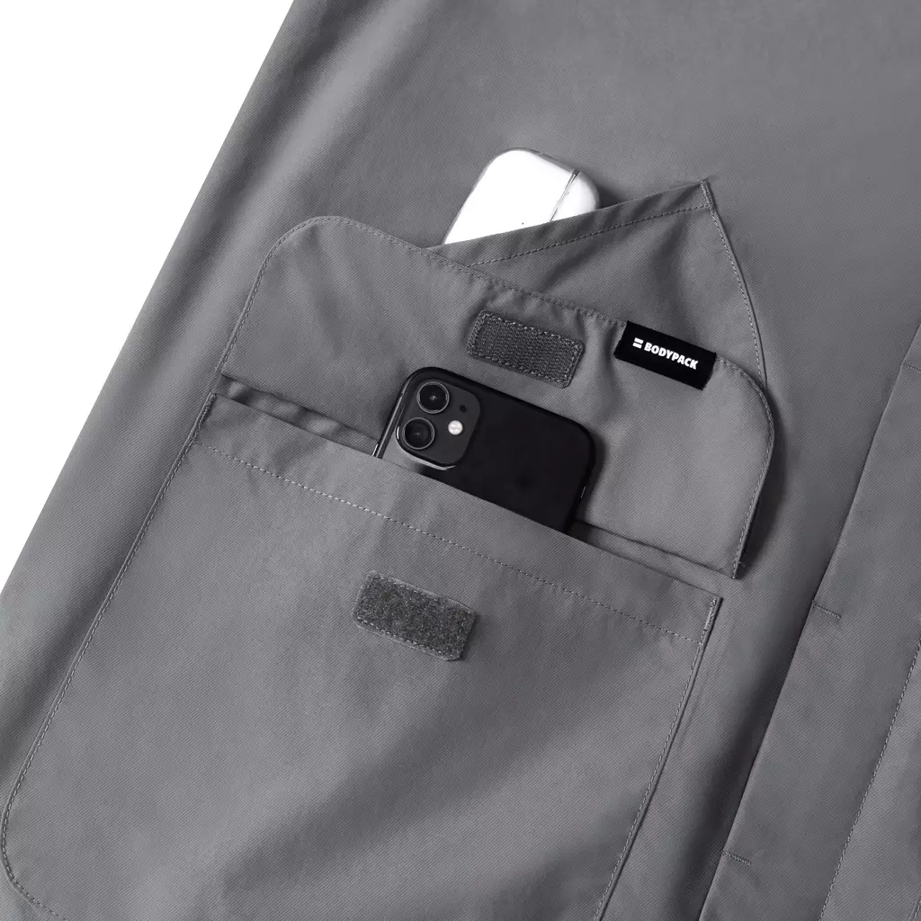 Gerber Coach Jacket Outer Jaket Pria Wanita Praktis - Olive