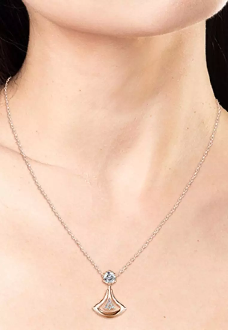 Dual Soul Crystal ( 4 style ) Pendant RG - Kalung Crystal by Her Jewellery