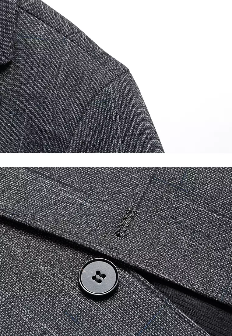 Non Iron Texture Suit Jacket LB6671