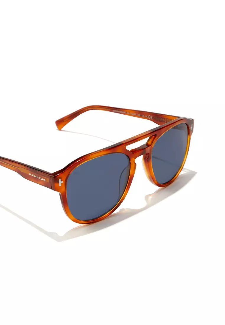 HAWKERS Carey Blue DIVER Sunglasses for Men and Women, Unisex. UV400 Protection. Official Product designed in Spain