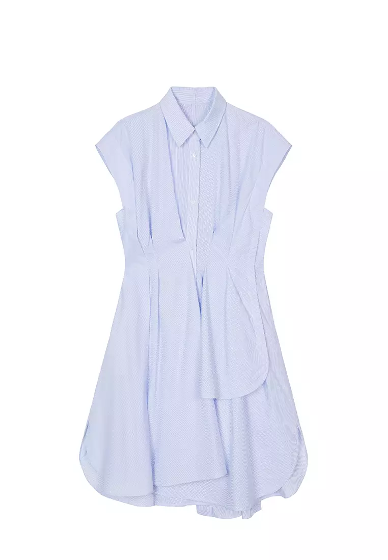 JNBY女士無袖長款連衣裙