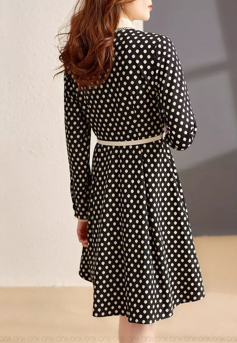 Polka dot work sales dress