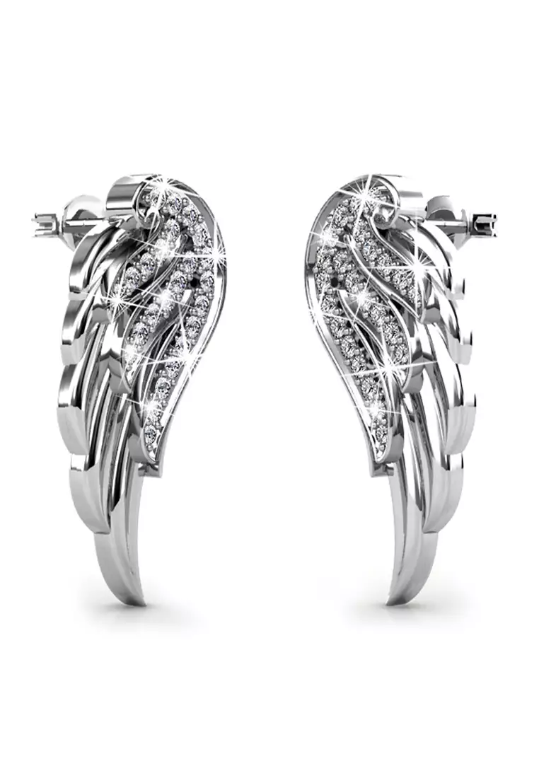 Buy Krystal Couture KRYSTAL COUTURE Fly High with Wing Stud