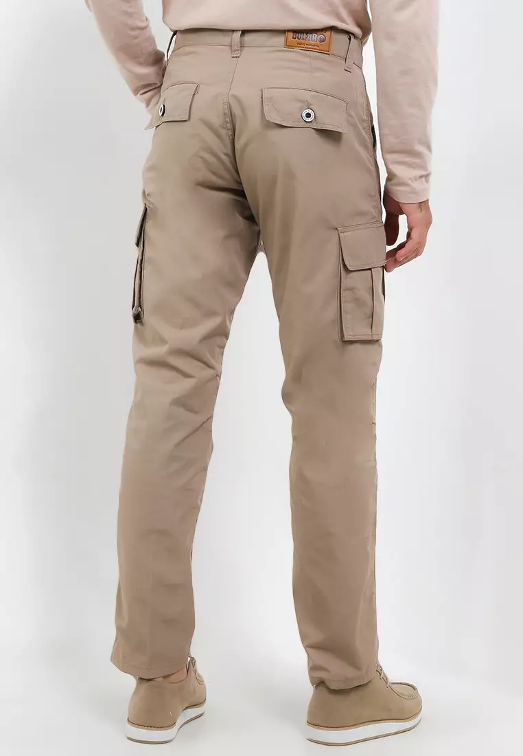 Celana Cargo Ripstop Pants Non Stretch Reguler - Mocca