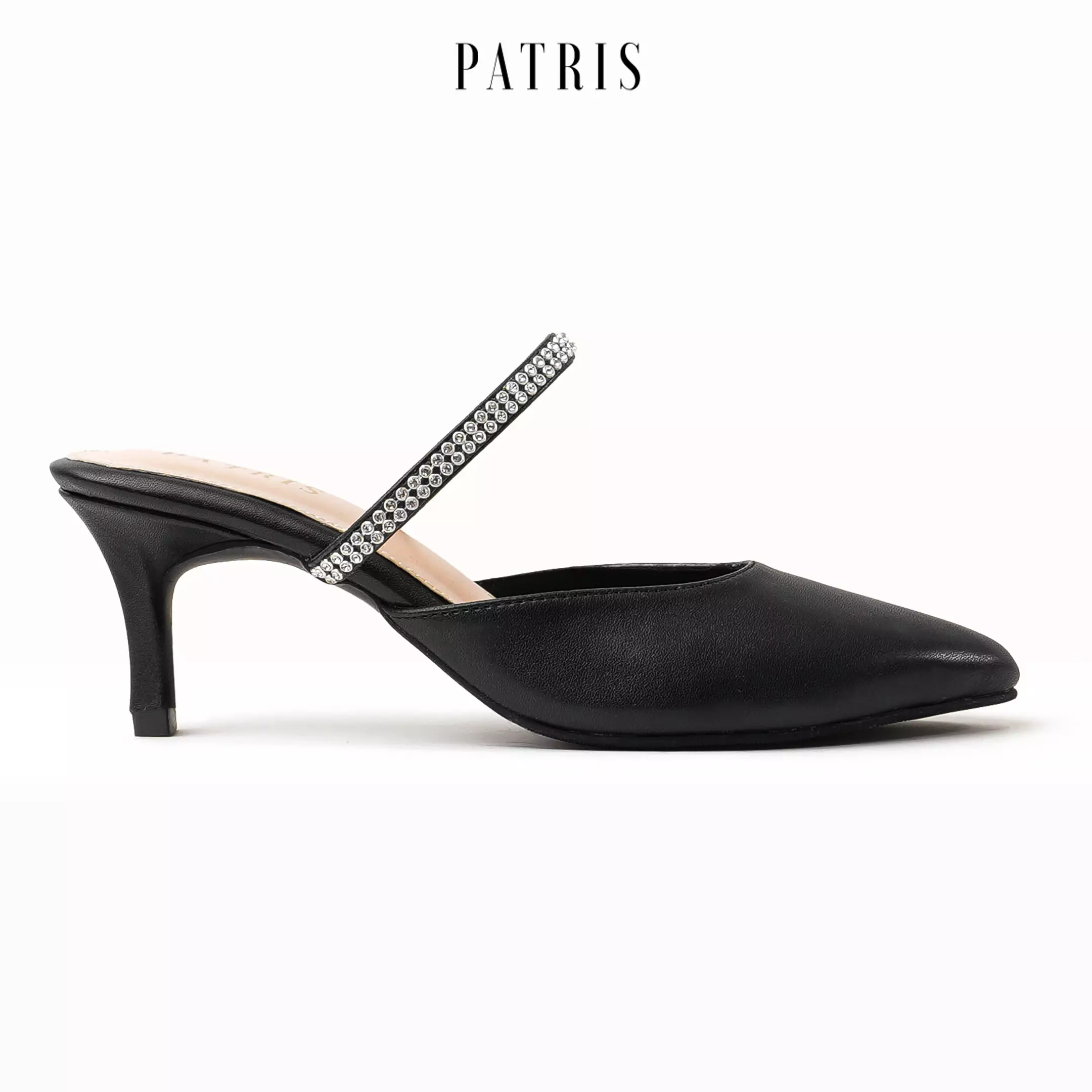 PATRIS Charlene Mules Wanita Heels / Hak 7 Cm