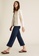 MARKS & SPENCER blue M&S Jersey Wide Leg Cropped Trousers 37A56AA65B2EF6GS_2