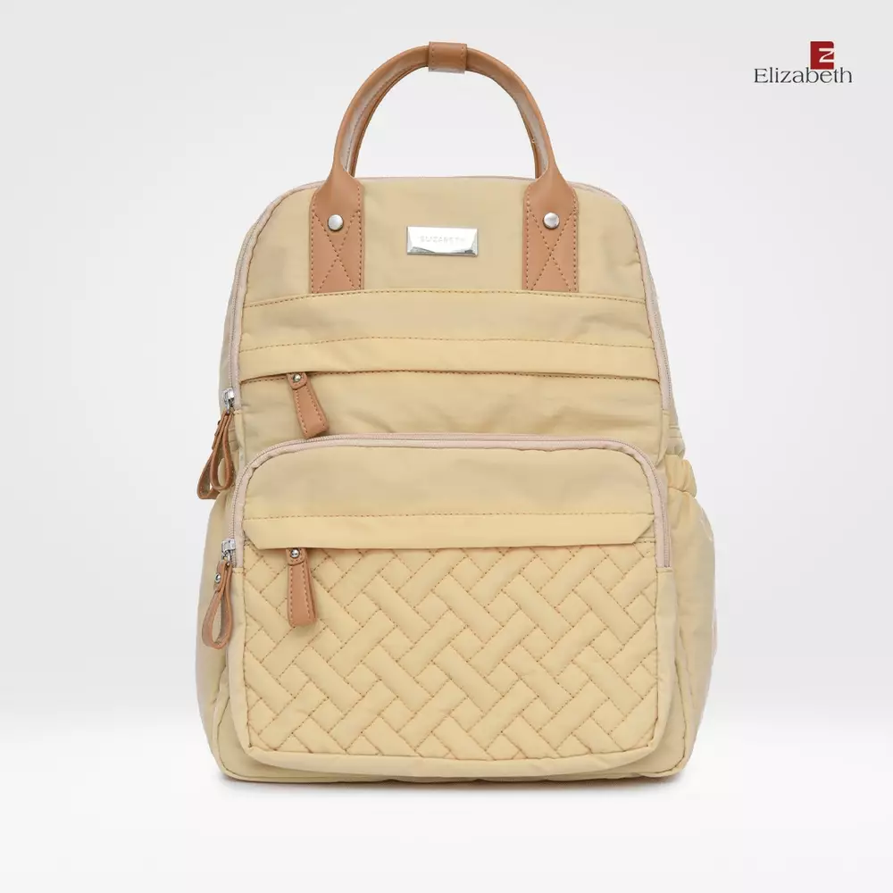 Tas Ransel Wanita Elizabeth Backpack 0022-1294 Light Cream