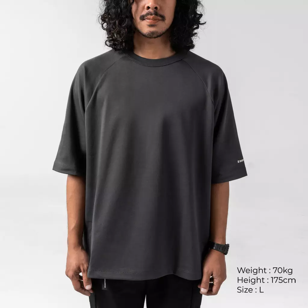 Siren 1.0 Short Sleeves Baju Kaos Lengan Pendek Relax Comfort - Abu Gelap