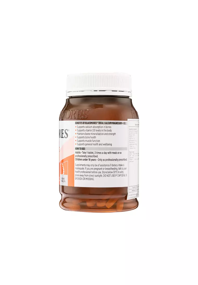 BLACKMORES Total Calcium Magnesium + D3 200capsule(s)