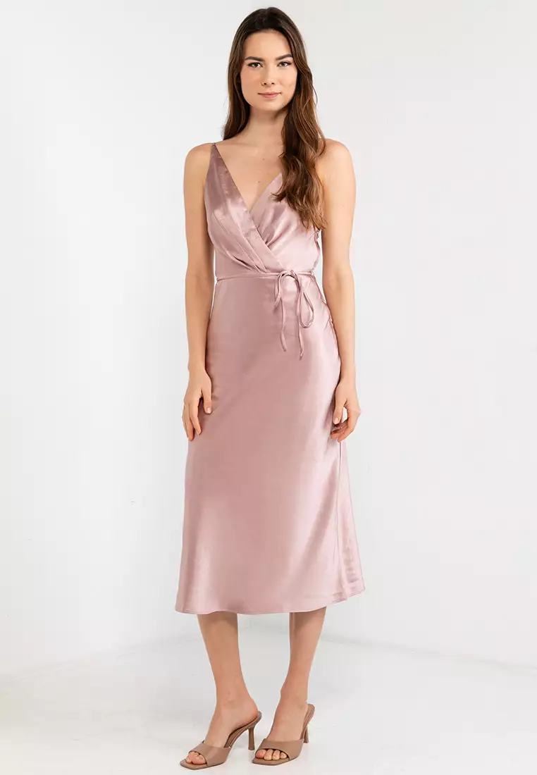 Cherish Tie-Waist Midi Dress