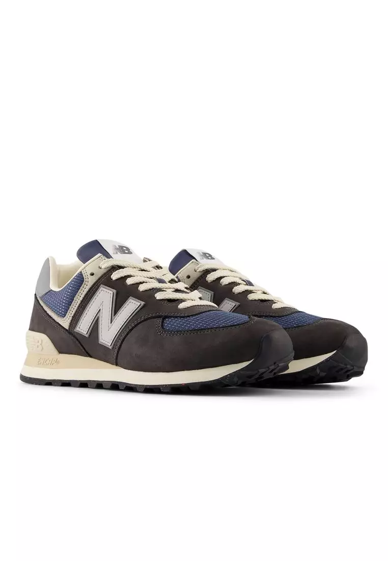 New Balance Unisex 574  - BLACK CEMENT