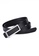 Twenty Eight Shoes black Metal Pin Silver Color Rectangle Buckle Leather Belt JW CY-077.b 79AA6ACB0BE42EGS_1