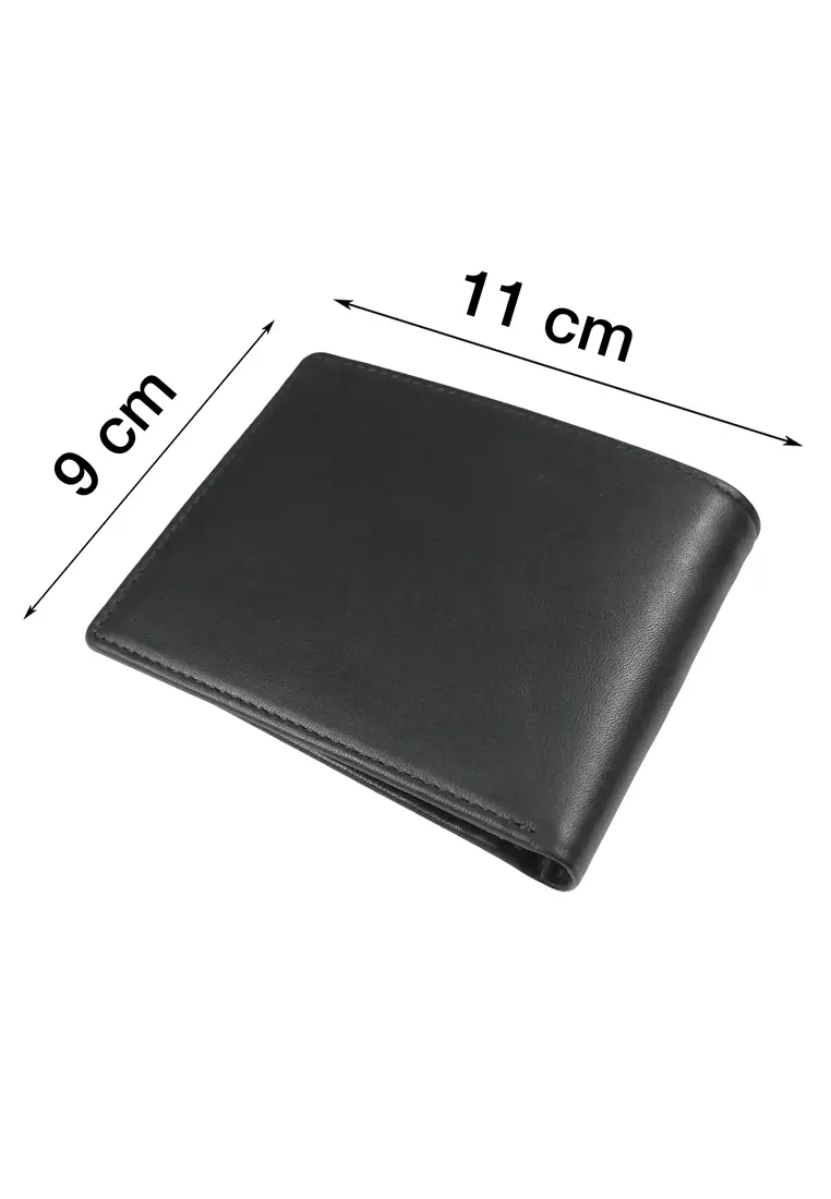 Crocodile 883BY Dompet Pria Men Wallet Leather Kulit Original - Hitam