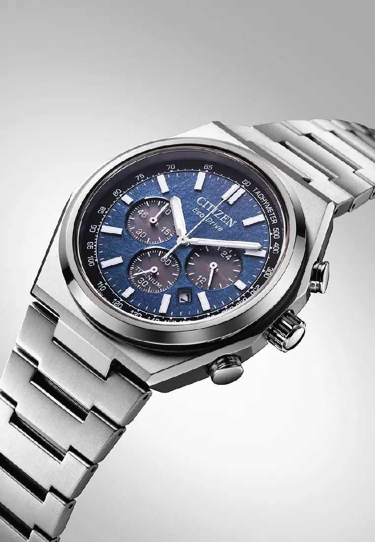 Buy Citizen Citizen Zenshin Eco-Drive Chronograph Super Titanium