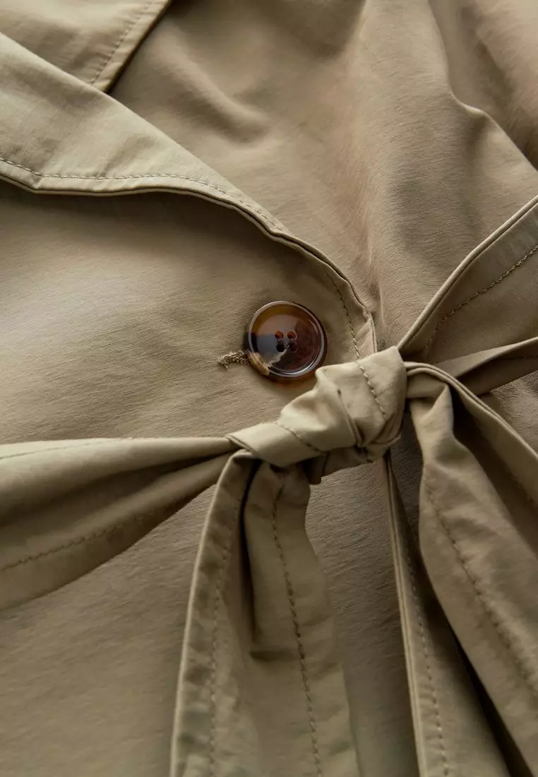 Shower Resistant Trench Coat