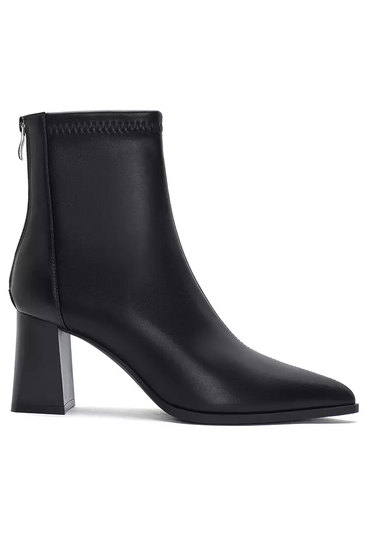 Real leather clearance ankle boots womens