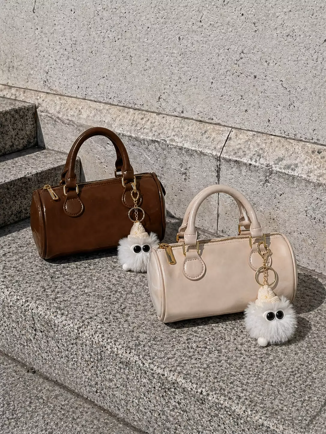 Vedlyn Veloura Tas Selempang Wanita model Stylish Elegan free charm – Brown