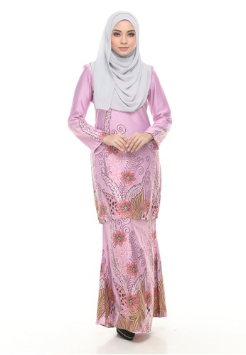 Kurung Modern Iwani (Light Pink) from Nur Shila in Pink