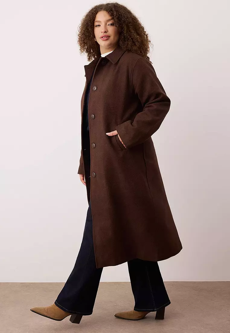 Plus Size Oversized Long Coat