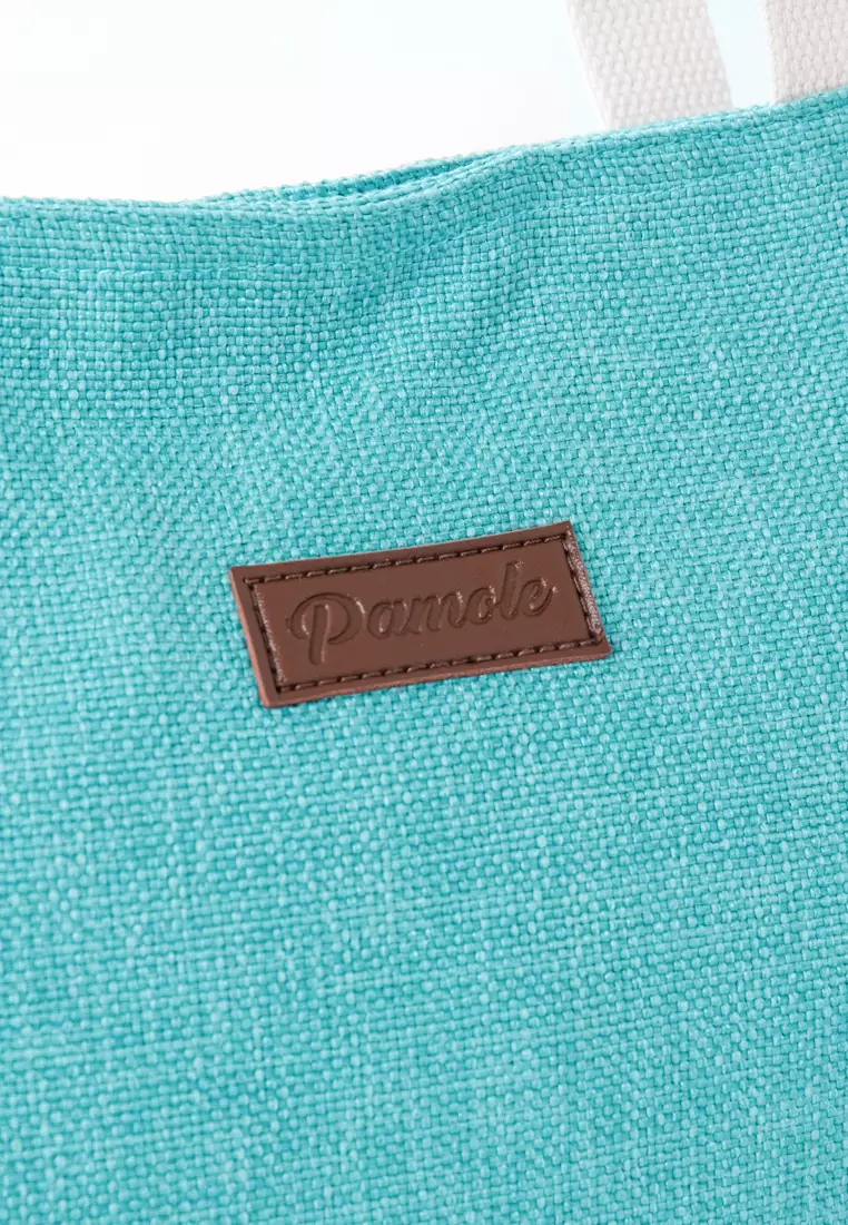 Totebag Wanita Tas Wanita Penutup Resleting Ellieja Series Biru