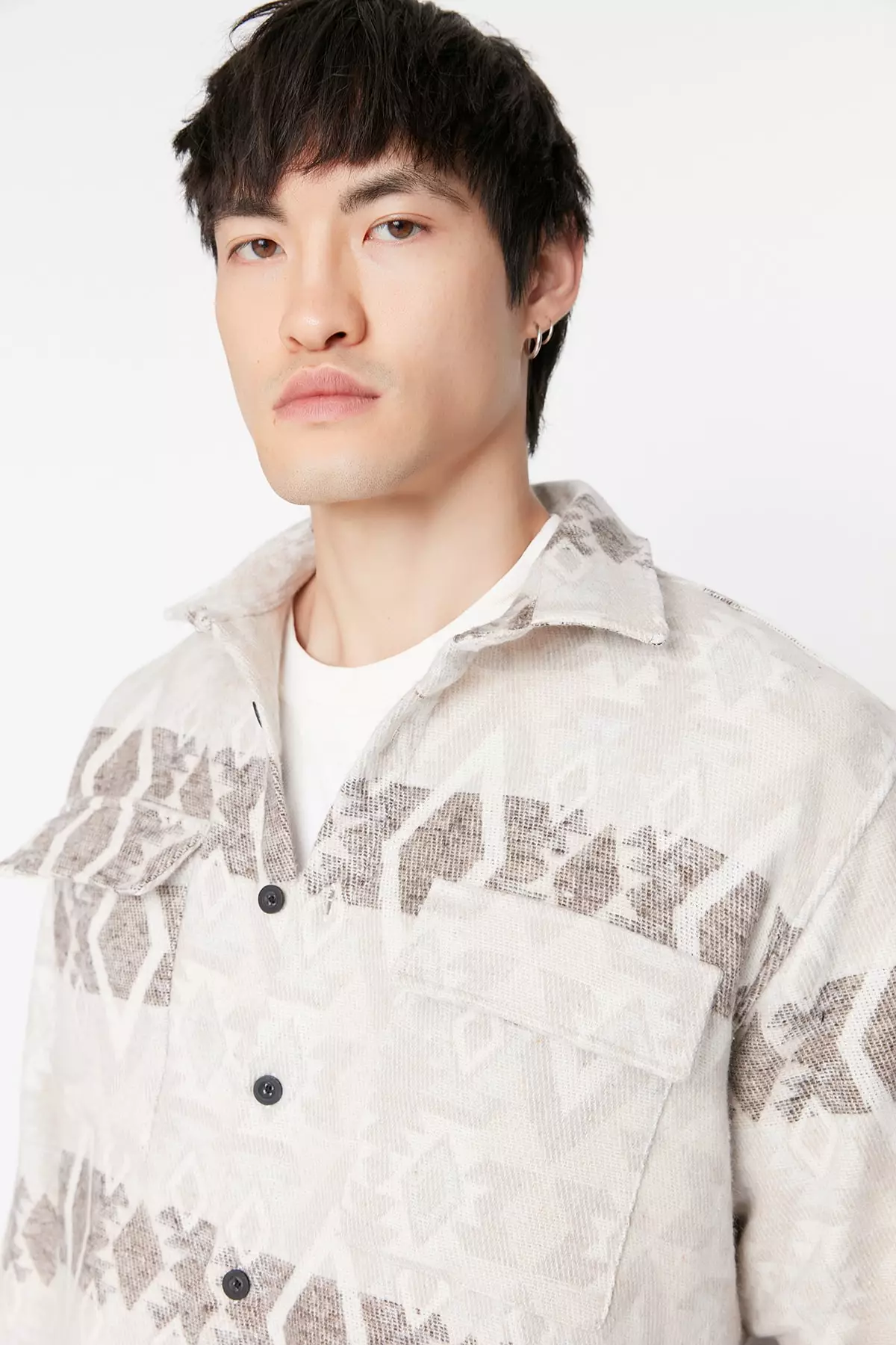 Unisex Overshirt with Double Pockets