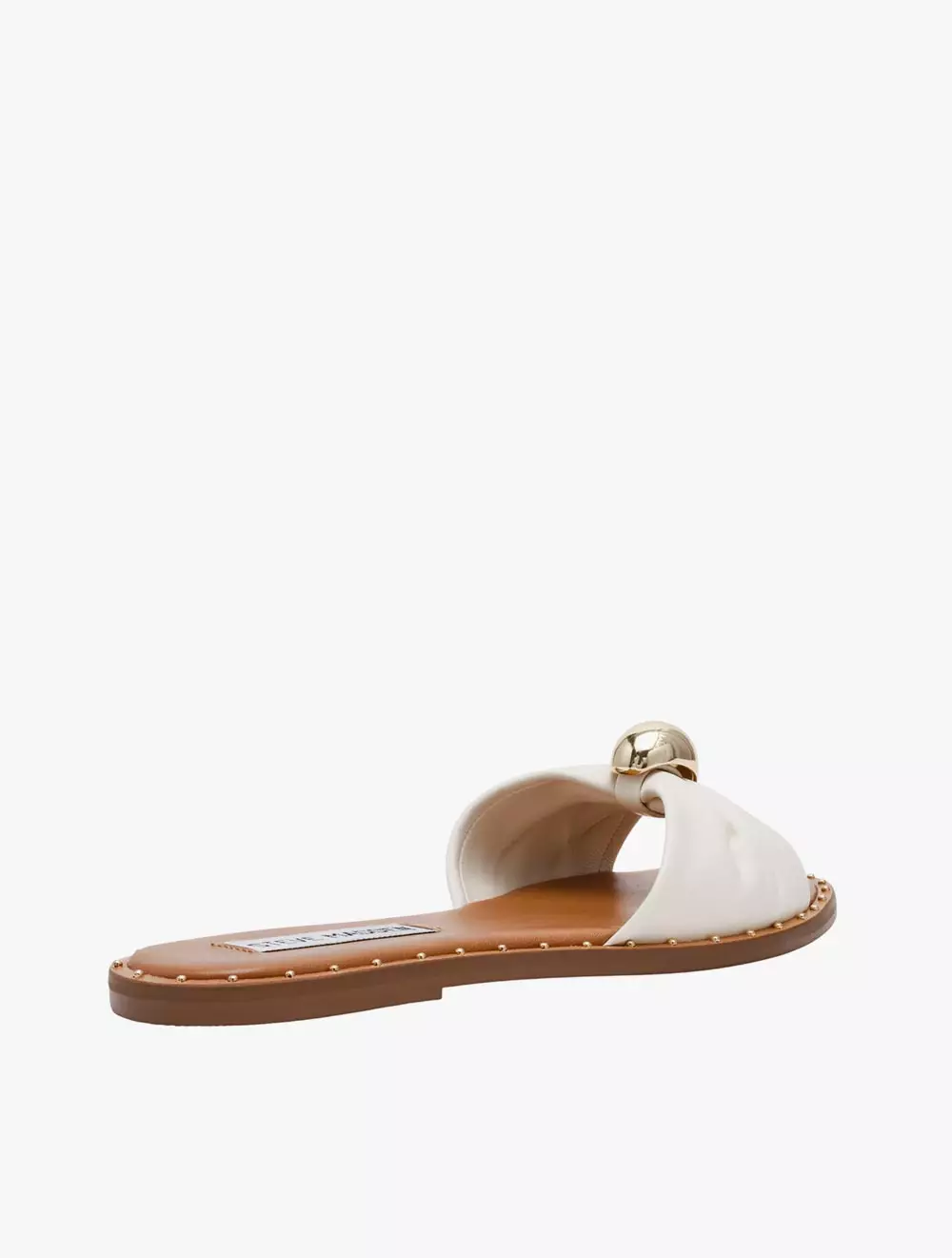 Steve Madden DIPSY-CN Women's Flat Sandals - White