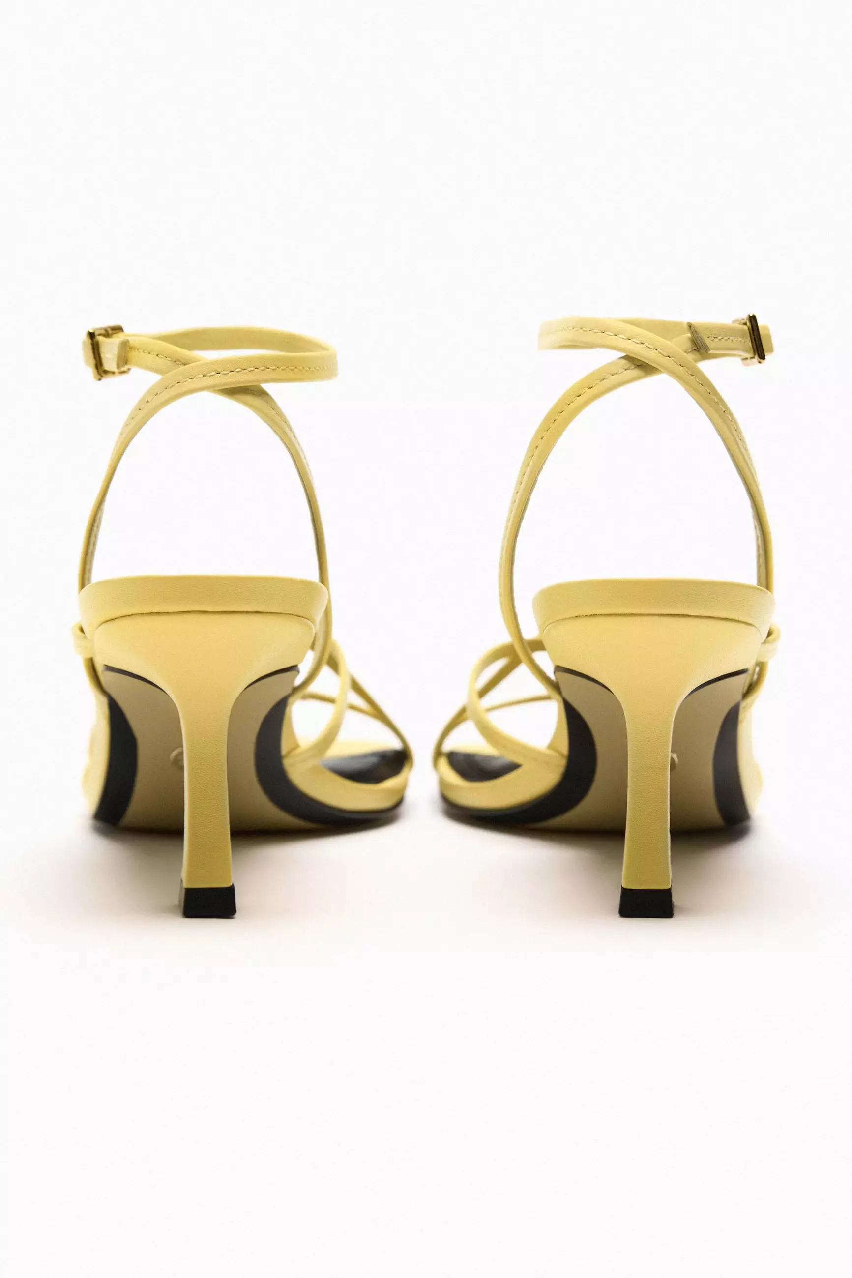 ZARA Strappy High-Heel Leather Sandals 2025 Buy ZARA Online